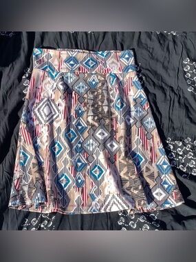Aztec Print Skirt